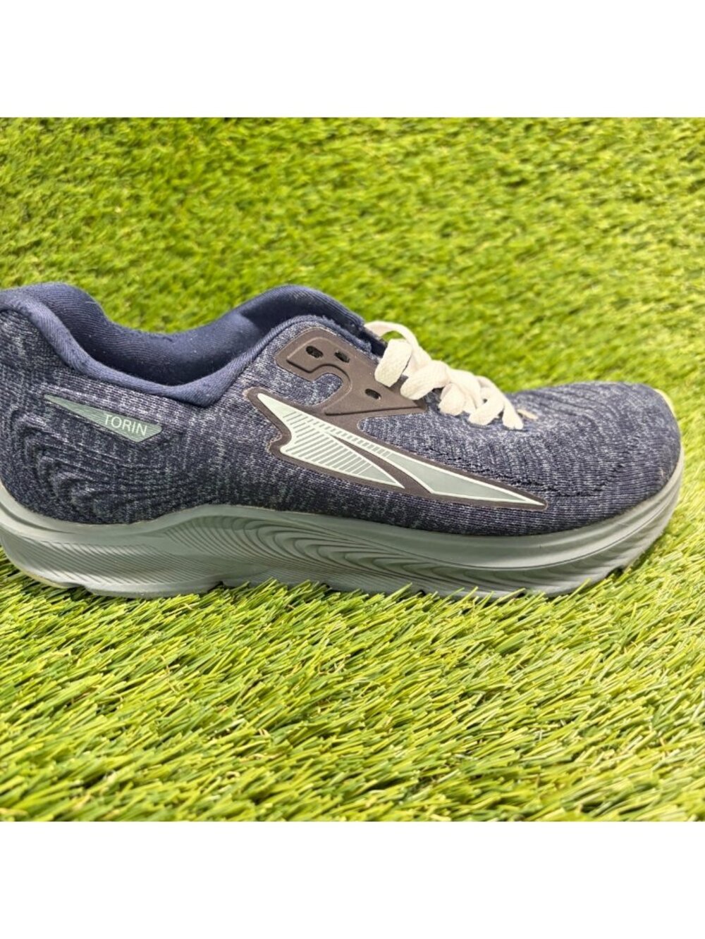 Altra Torin 5 Womens Size 8 Navy Gray White Athletic Running Shoes Sneakers